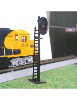 1 x OO or HO Scale LEDs Made Railway Signals 3 lights Block Signals G/Y/R #N
